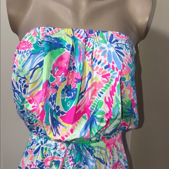 Lilly Pulitzer Strapless Maxi Dress, small - Picture 2 of 5